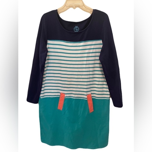 Tracy Negoshian Dress Large Long Sleeves and Pockets - Picture 6 of 8